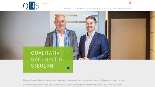 Neue Webseite ist online