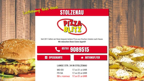 Pizza Blitz Stolzenau